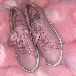 Pink Michael Kors sneakers for women